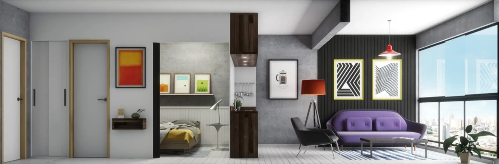 Apartamento com 1 quarto à venda, 49m2 em São Paulo - SP - imagem 6 Foto 6 de Apartamento com 1 quarto à venda, 49m2 em São Paulo - SP