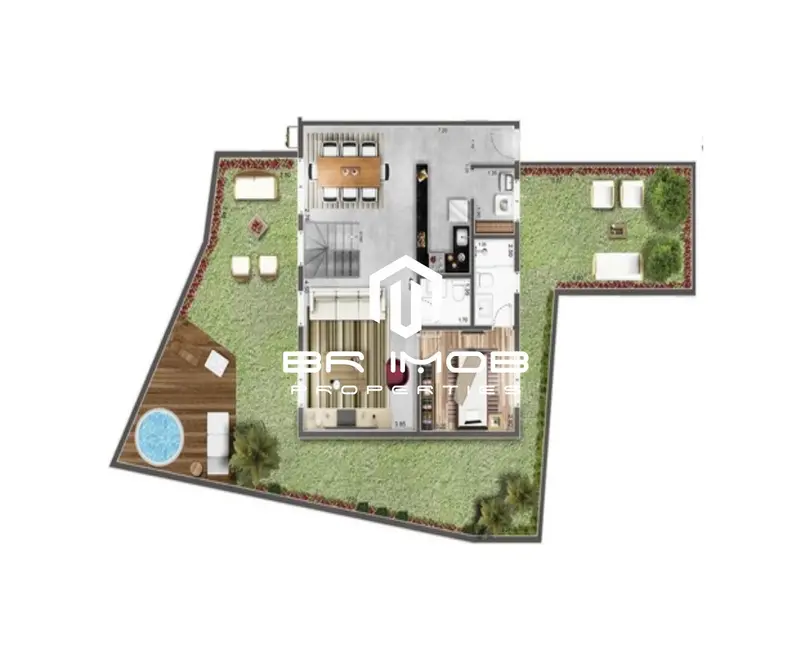 Foto 2 de Apartamento com 2 quartos à venda, 200m2 em Jardim Guedala, São Paulo - SP