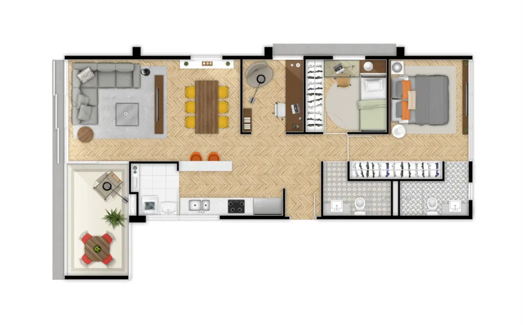 Foto 9 de Apartamento com 3 quartos à venda, 84m2 em Perdizes, São Paulo - SP
