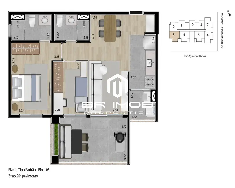 Apartamento com 2 quartos à venda, 65m2 em Bela Vista, São Paulo - SP - imagem 4 Foto 4 de Apartamento com 2 quartos à venda, 65m2 em Bela Vista, São Paulo - SP