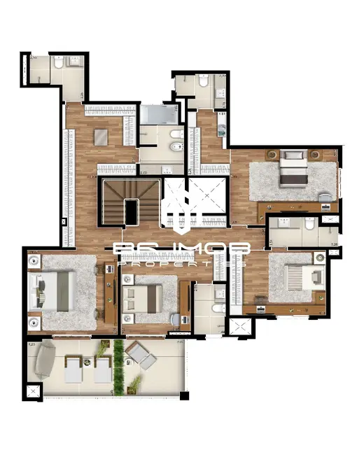 Apartamento com 4 quartos à venda, 455m2 em Vila Mariana, São Paulo - SP - imagem 5 Foto 5 de Apartamento com 4 quartos à venda, 455m2 em Vila Mariana, São Paulo - SP