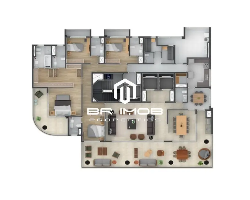 Foto 3 de Apartamento com 4 quartos à venda, 374m2 em Jardim Paulista, São Paulo - SP