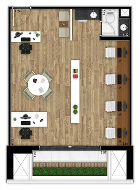 Foto 6 de Sala Comercial à venda, 49m2 em Barra Funda, São Paulo - SP