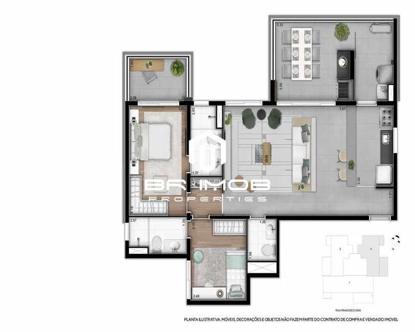 Apartamento com 3 quartos à venda, 95m2 em Saúde, São Paulo - SP - imagem 6 Foto 6 de Apartamento com 3 quartos à venda, 95m2 em Saúde, São Paulo - SP
