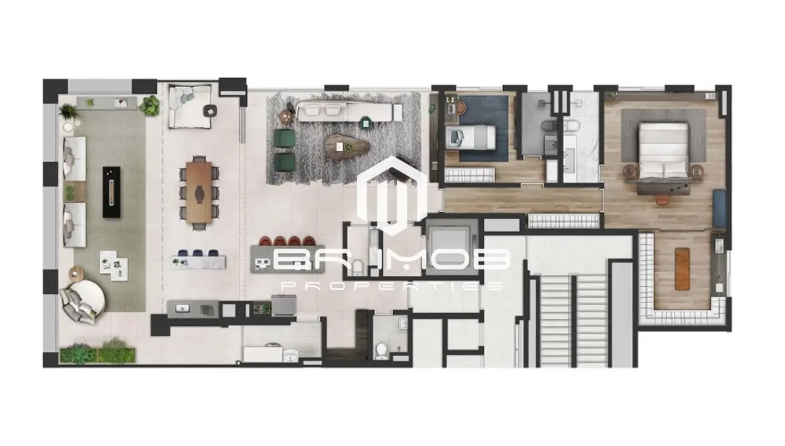 Foto 2 de Apartamento com 2 quartos à venda, 243m2 em Itaim Bibi, São Paulo - SP