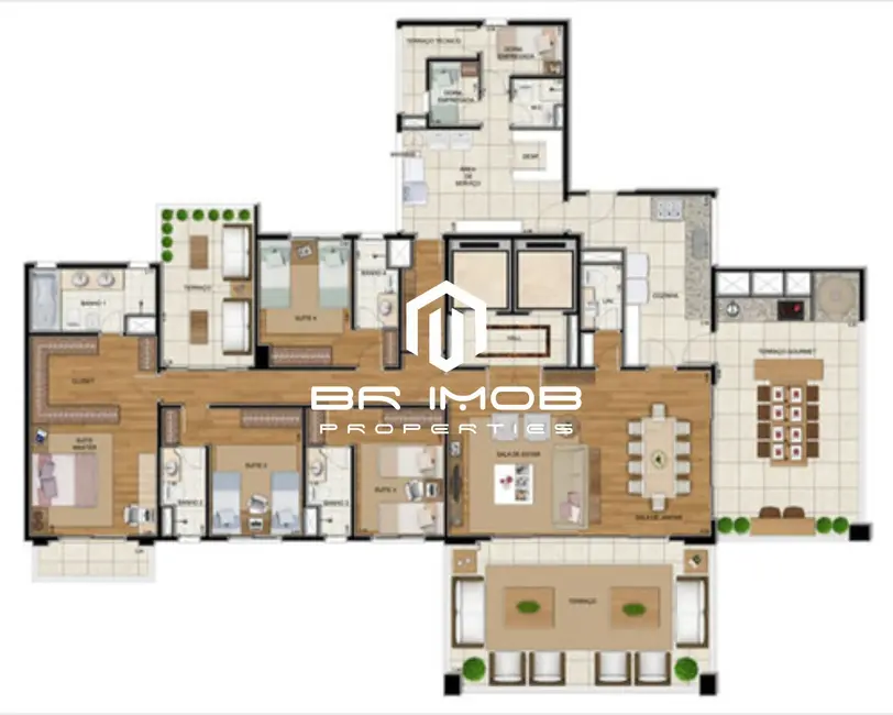 Apartamento com 4 quartos à venda, 306m2 em Moema, São Paulo - SP - imagem 2 Foto 2 de Apartamento com 4 quartos à venda, 306m2 em Moema, São Paulo - SP