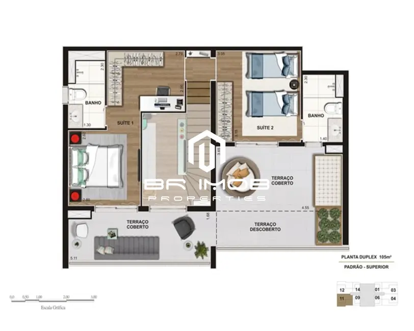 Apartamento com 2 quartos à venda, 107m2 em Vila Madalena, São Paulo - SP - imagem 6 Foto 6 de Apartamento com 2 quartos à venda, 107m2 em Vila Madalena, São Paulo - SP