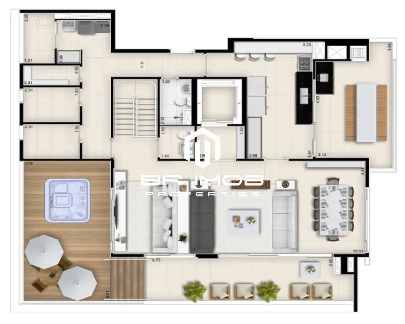 Foto 4 de Apartamento com 4 quartos à venda, 380m2 em São Paulo - SP