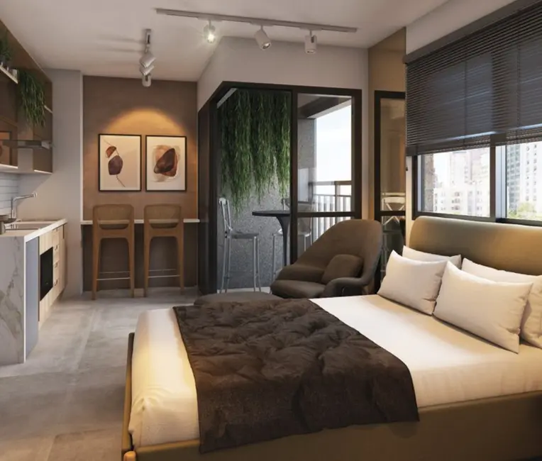 Apartamento com 1 quarto à venda, 39m2 em Perdizes, São Paulo - SP - imagem 4 Foto 4 de Apartamento com 1 quarto à venda, 39m2 em Perdizes, São Paulo - SP