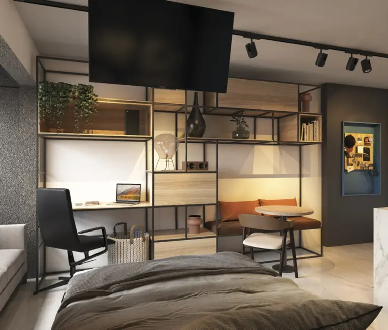 Apartamento com 1 quarto à venda, 40m2 em Perdizes, São Paulo - SP - imagem 5 Foto 5 de Apartamento com 1 quarto à venda, 40m2 em Perdizes, São Paulo - SP