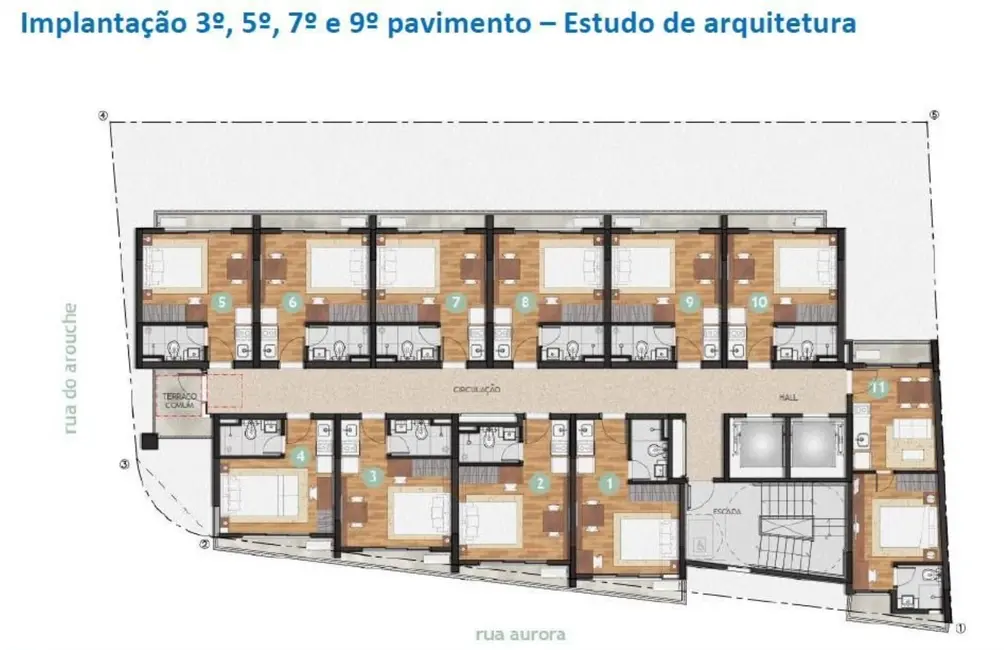 Foto 6 de Apartamento com 1 quarto à venda, 35m2 em República, São Paulo - SP