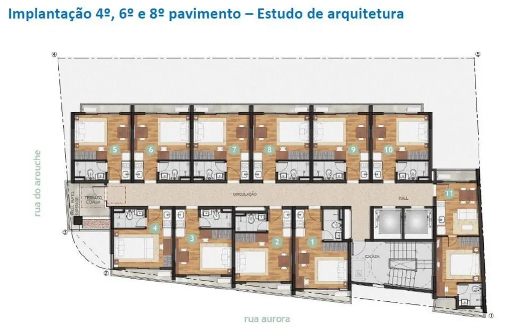 Foto 7 de Apartamento com 1 quarto à venda, 47m2 em República, São Paulo - SP