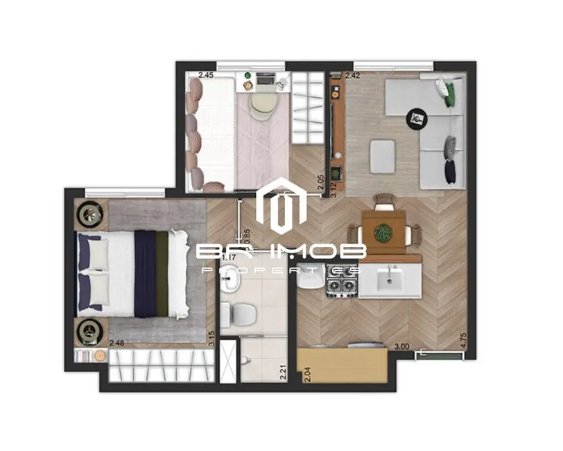 Foto 6 de Apartamento com 2 quartos à venda, 35m2 em Cambuci, São Paulo - SP