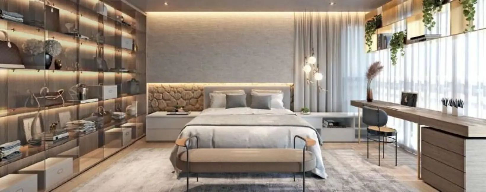 Apartamento com 3 quartos à venda, 154m2 em Campo Belo, São Paulo - SP - imagem 6 Foto 6 de Apartamento com 3 quartos à venda, 154m2 em Campo Belo, São Paulo - SP