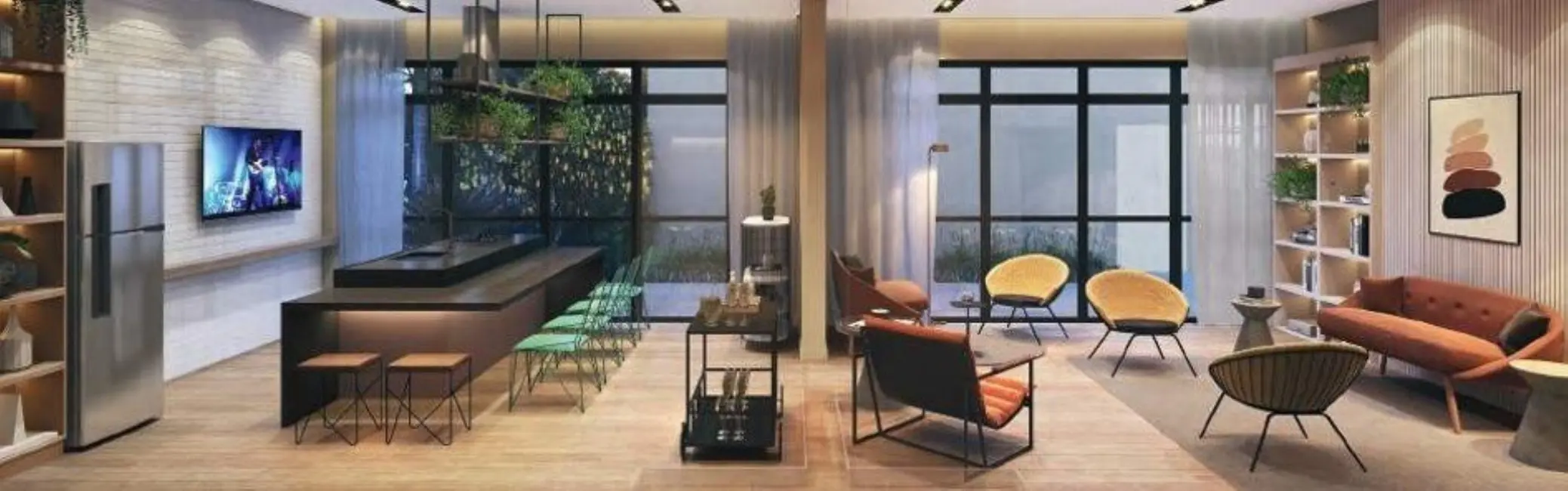Apartamento com 1 quarto à venda, 27m2 em Campo Belo, São Paulo - SP - imagem 5 Foto 5 de Apartamento com 1 quarto à venda, 27m2 em Campo Belo, São Paulo - SP