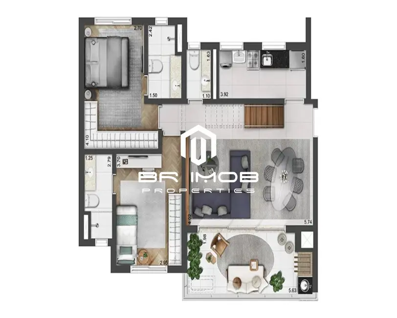 Foto 6 de Apartamento com 2 quartos à venda, 157m2 em Perdizes, São Paulo - SP