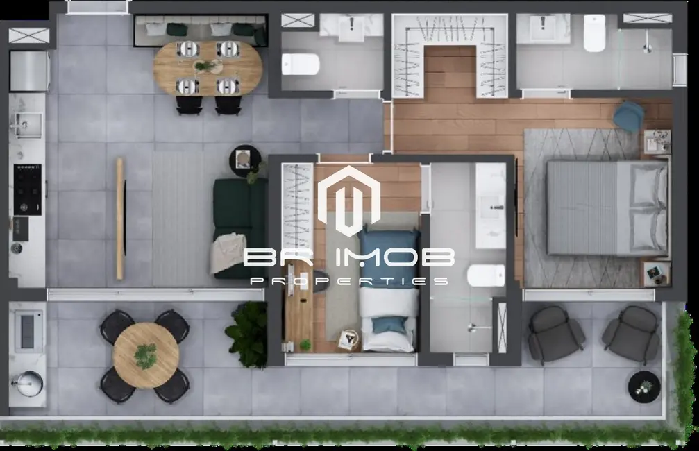 Apartamento com 2 quartos à venda, 81m2 em Itaim Bibi, São Paulo - SP - imagem 3 Foto 3 de Apartamento com 2 quartos à venda, 81m2 em Itaim Bibi, São Paulo - SP