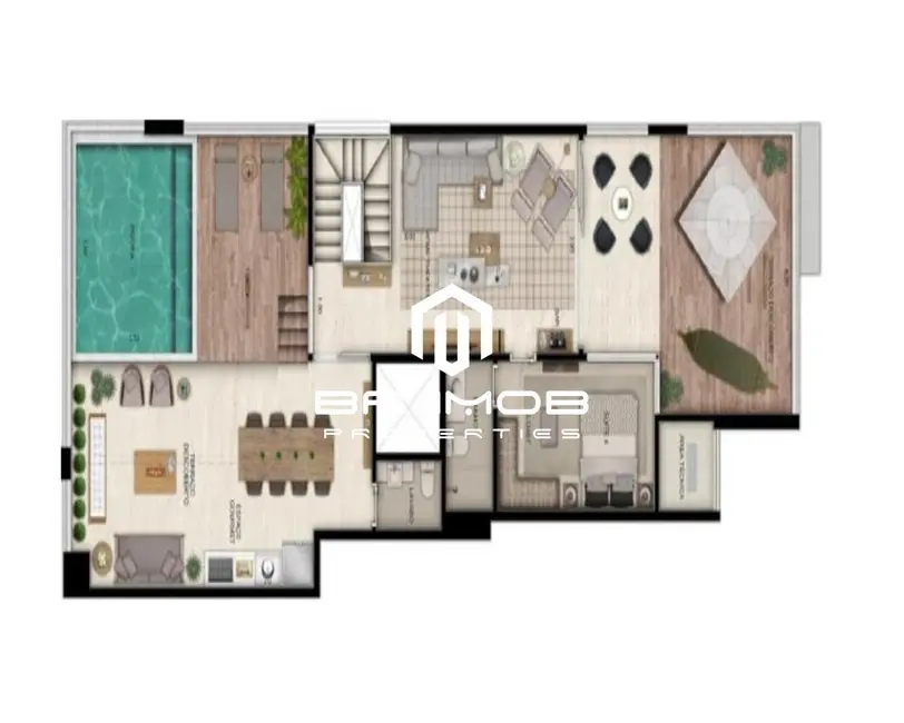 Apartamento com 4 quartos à venda, 316m2 em Moema, São Paulo - SP - imagem 8 Foto 8 de Apartamento com 4 quartos à venda, 316m2 em Moema, São Paulo - SP