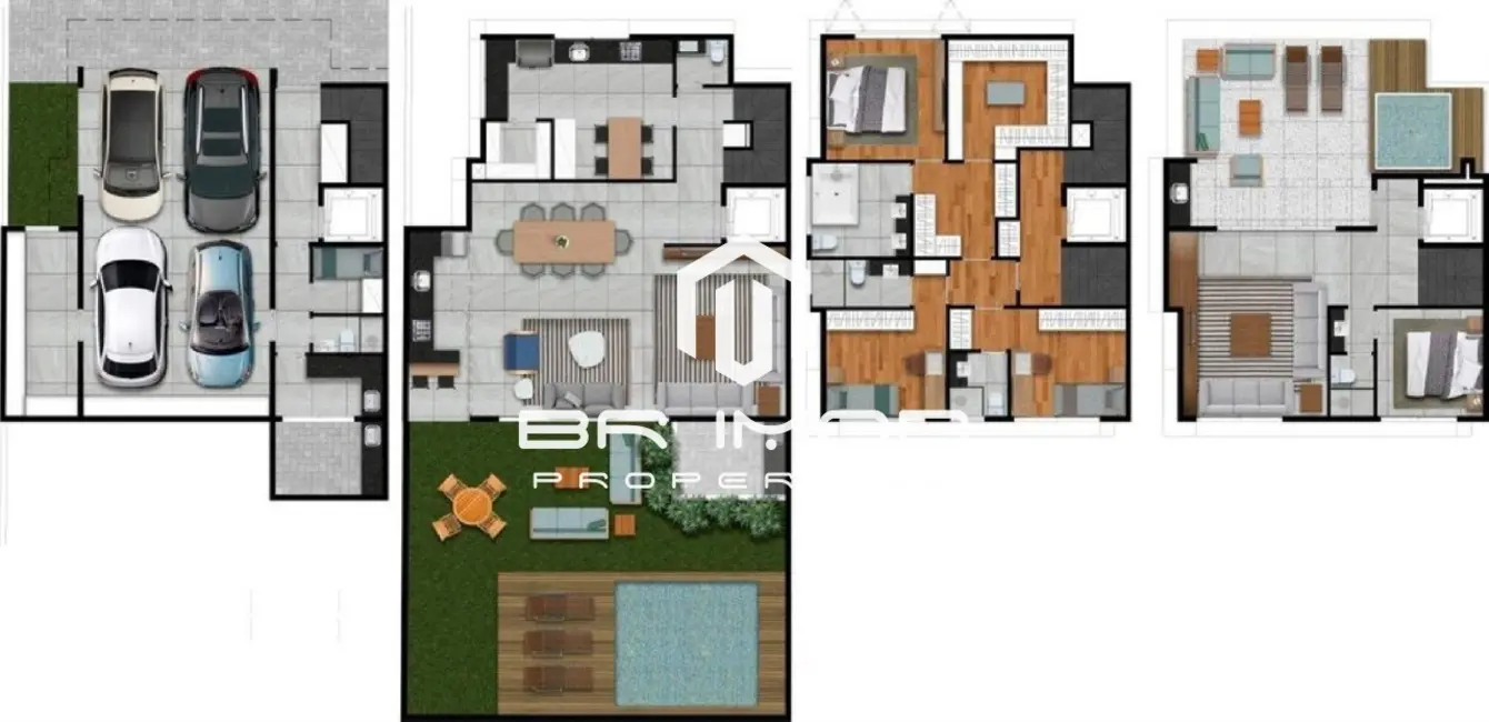 Foto 2 de Casa de Condomínio com 4 quartos à venda, 464m2 em Jardim Panorama, São Paulo - SP