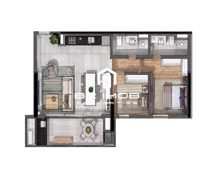 Apartamento com 3 quartos à venda, 167m2 em São Paulo - SP - imagem 2 Foto 2 de Apartamento com 3 quartos à venda, 167m2 em São Paulo - SP