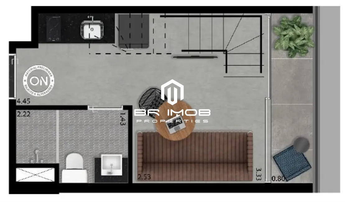 Foto 9 de Apartamento com 1 quarto à venda, 46m2 em Vila Olímpia, São Paulo - SP