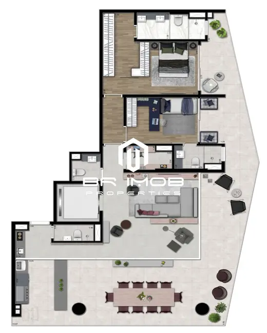 Foto 5 de Apartamento com 2 quartos à venda, 156m2 em Itaim Bibi, São Paulo - SP