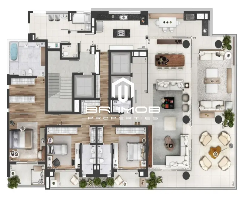 Foto 7 de Apartamento com 3 quartos à venda, 322m2 em Itaim Bibi, São Paulo - SP