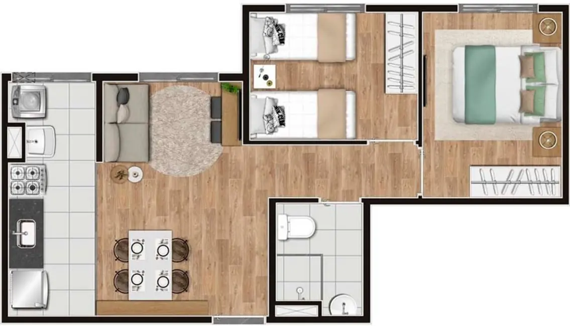 Foto 8 de Apartamento com 2 quartos à venda, 40m2 em Água Branca, São Paulo - SP