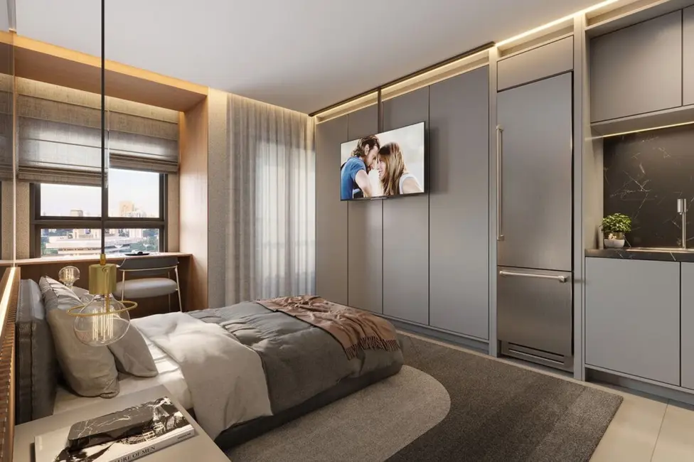 Apartamento com 1 quarto à venda, 26m2 em Vila Madalena, São Paulo - SP - imagem 4 Foto 4 de Apartamento com 1 quarto à venda, 26m2 em Vila Madalena, São Paulo - SP