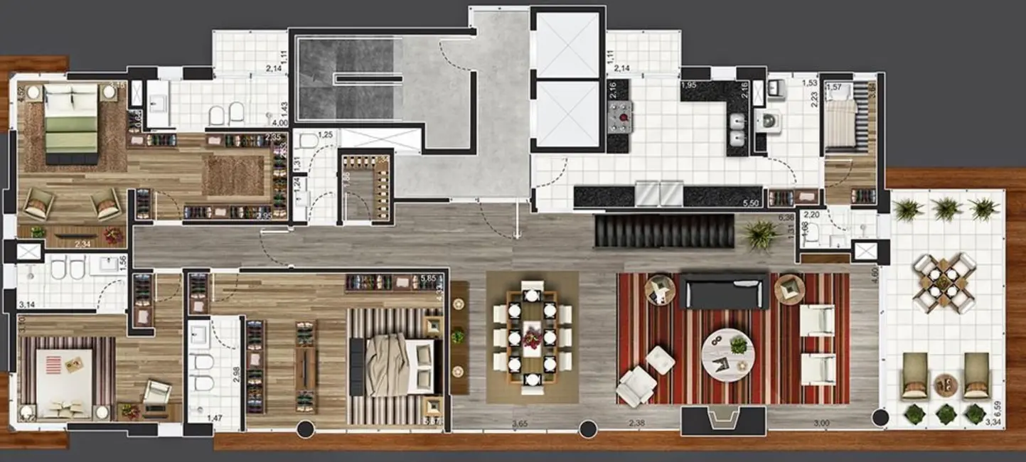 Foto 8 de Apartamento com 3 quartos à venda, 506m2 em Vila Progredior, São Paulo - SP