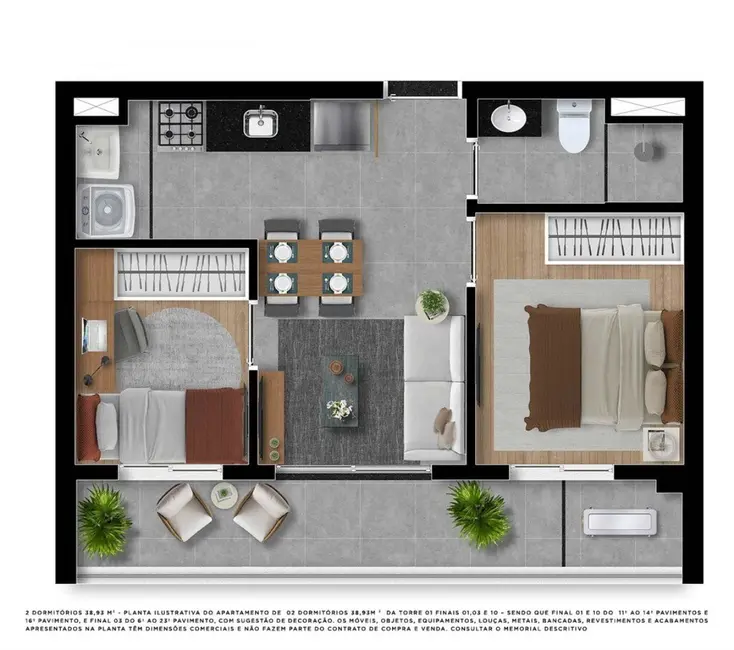 Apartamento com 1 quarto à venda, 36m2 em Higienópolis, São Paulo - SP - imagem 9 Foto 9 de Apartamento com 1 quarto à venda, 36m2 em Higienópolis, São Paulo - SP