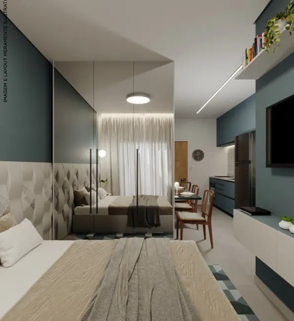 Foto 8 de Apartamento com 1 quarto à venda, 34m2 em Campo Belo, São Paulo - SP