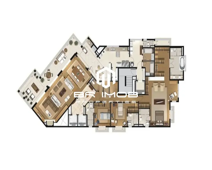 Apartamento com 3 quartos à venda, 351m2 em Jardim América, São Paulo - SP - imagem 5 Foto 5 de Apartamento com 3 quartos à venda, 351m2 em Jardim América, São Paulo - SP