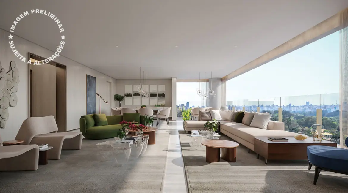 Apartamento com 4 quartos à venda, 298m2 em Ibirapuera, São Paulo - SP - imagem 5 Foto 5 de Apartamento com 4 quartos à venda, 298m2 em Ibirapuera, São Paulo - SP