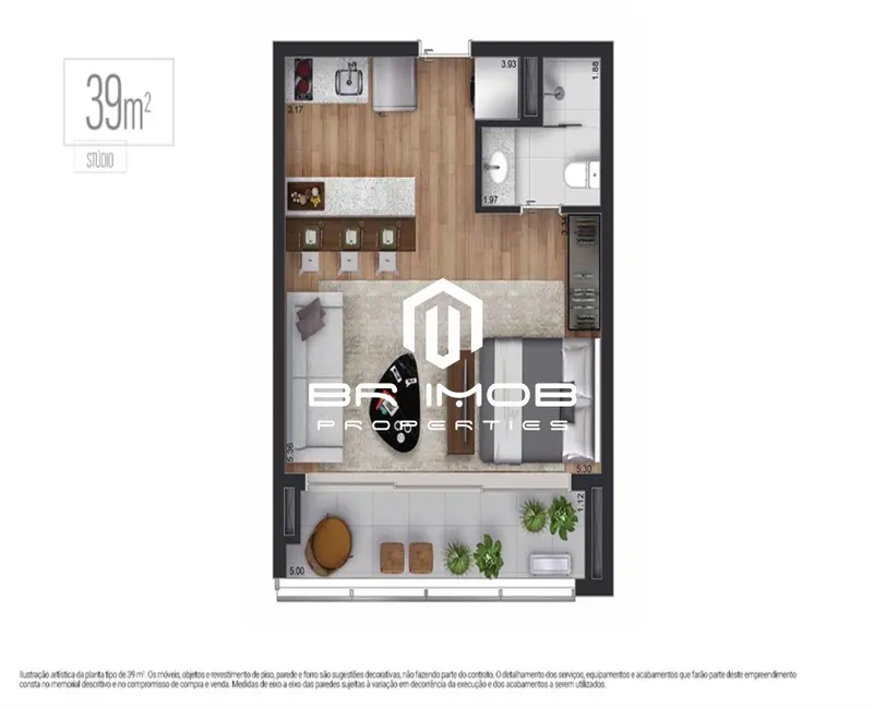 Foto 6 de Apartamento com 1 quarto à venda, 40m2 em Pinheiros, São Paulo - SP