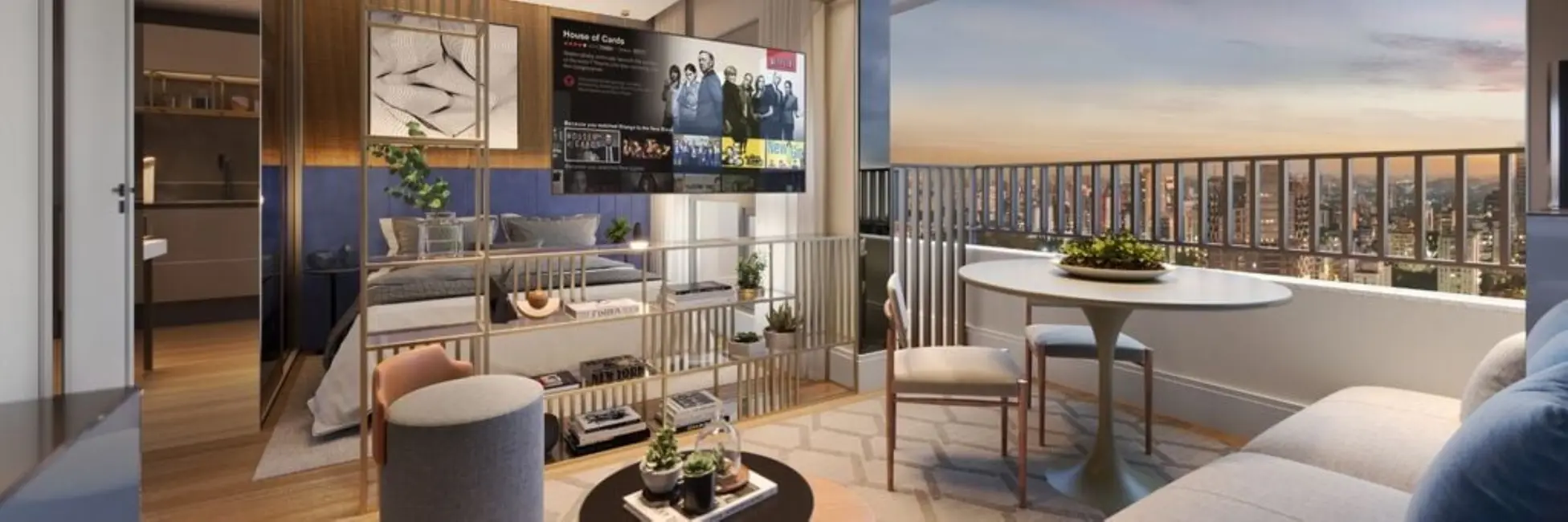 Foto 5 de Apartamento com 1 quarto à venda, 46m2 em Moema, São Paulo - SP