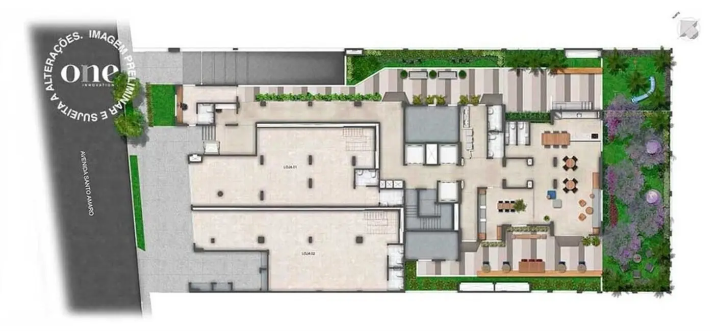 Apartamento com 1 quarto à venda, 55m2 em Brooklin Paulista, São Paulo - SP - imagem 8 Foto 8 de Apartamento com 1 quarto à venda, 55m2 em Brooklin Paulista, São Paulo - SP