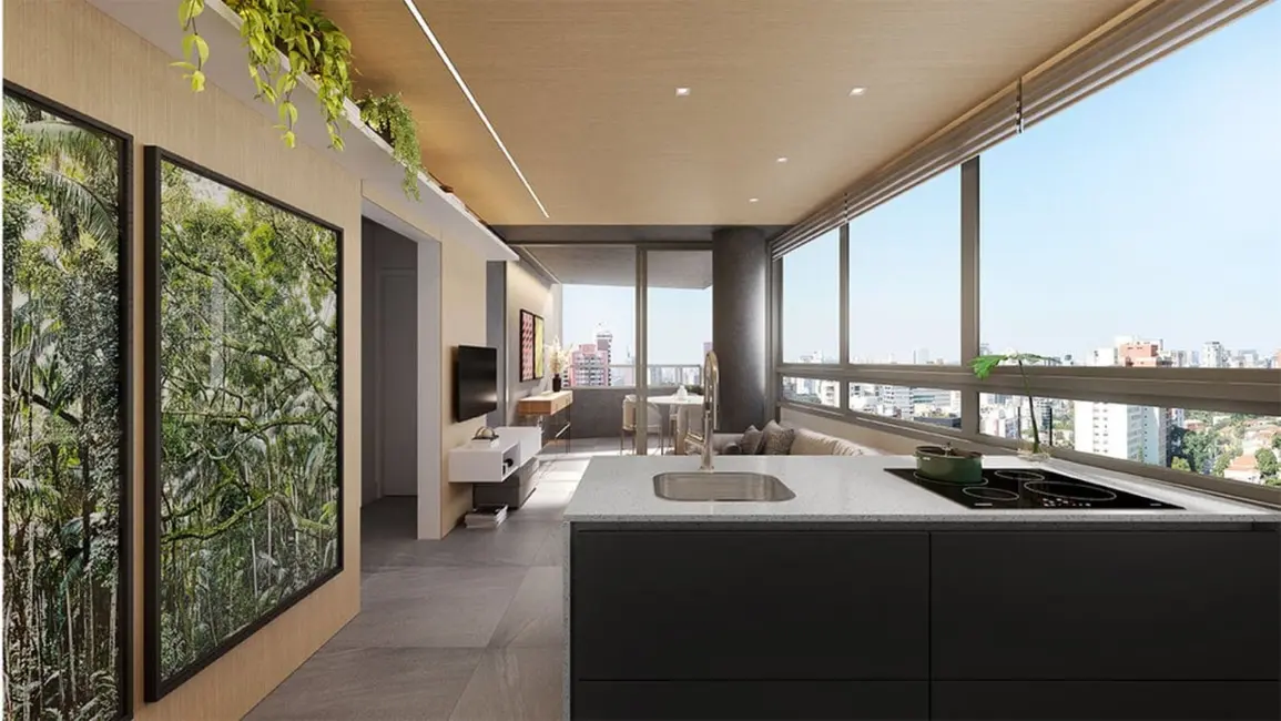 Apartamento com 1 quarto à venda, 48m2 em Vila Madalena, São Paulo - SP - imagem 6 Foto 6 de Apartamento com 1 quarto à venda, 48m2 em Vila Madalena, São Paulo - SP