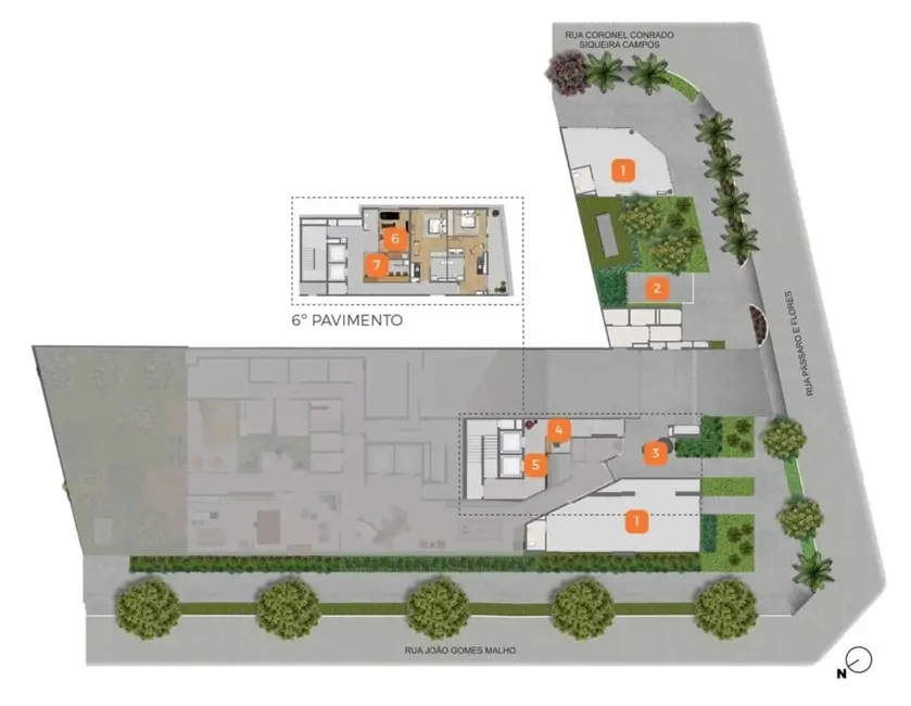 Foto 8 de Loft / Flat com 1 quarto à venda, 39m2 em Brooklin Paulista, São Paulo - SP