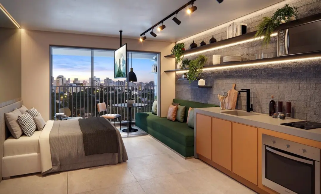 Foto 3 de Loft / Flat com 1 quarto à venda, 25m2 em Alto da Boa Vista, São Paulo - SP