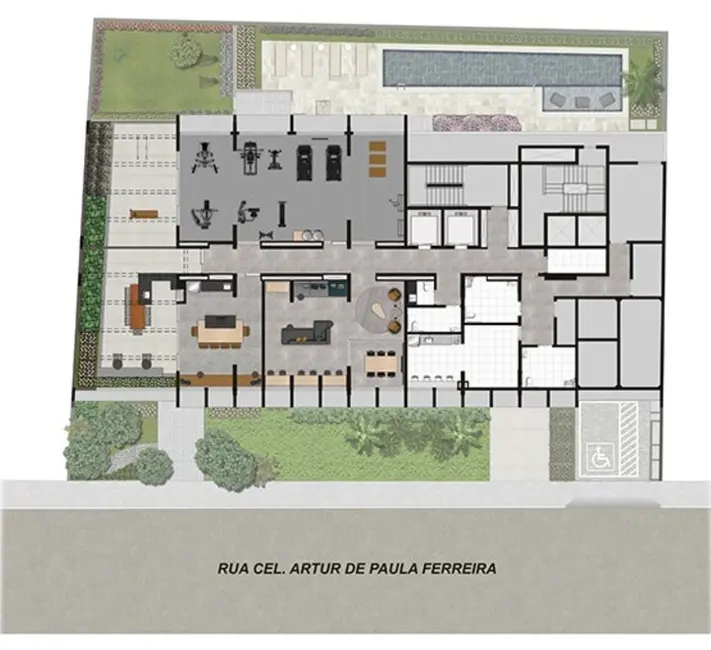 Foto 9 de Loft / Flat com 1 quarto à venda, 30m2 em Vila Nova Conceição, São Paulo - SP