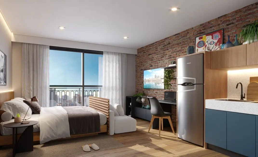 Loft / Flat com 1 quarto à venda, 29m2 em Brooklin Paulista, São Paulo - SP - imagem 6 Foto 6 de Loft / Flat com 1 quarto à venda, 29m2 em Brooklin Paulista, São Paulo - SP