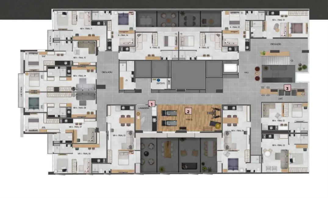 Loft / Flat com 1 quarto à venda, 40m2 em Jardim Paulista, São Paulo - SP - imagem 9 Foto 9 de Loft / Flat com 1 quarto à venda, 40m2 em Jardim Paulista, São Paulo - SP