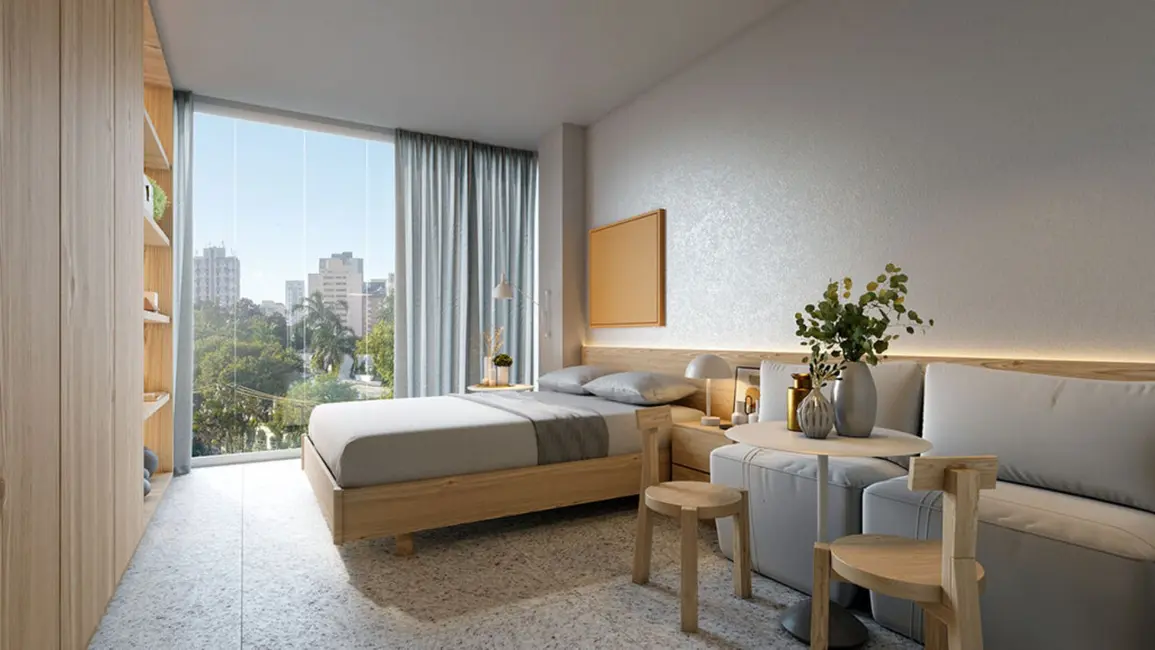 Loft / Flat com 1 quarto à venda, 27m2 em Vila Madalena, São Paulo - SP - imagem 6 Foto 6 de Loft / Flat com 1 quarto à venda, 27m2 em Vila Madalena, São Paulo - SP