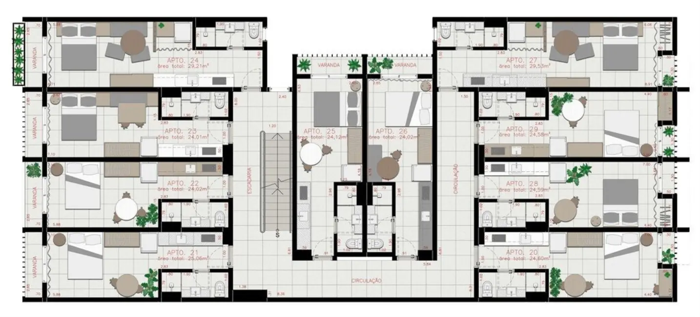 Foto 9 de Loft / Flat com 1 quarto à venda, 25m2 em Chácara Santo Antônio (Zona Sul), São Paulo - SP