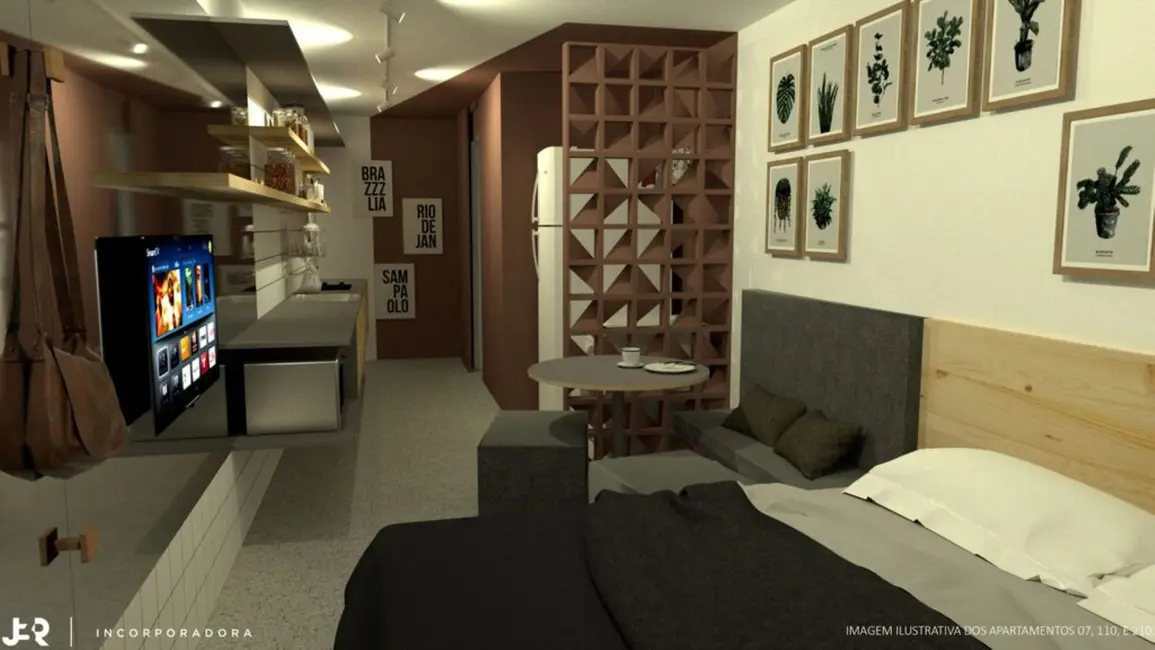 Foto 3 de Loft / Flat com 1 quarto à venda, 25m2 em Chácara Santo Antônio (Zona Sul), São Paulo - SP