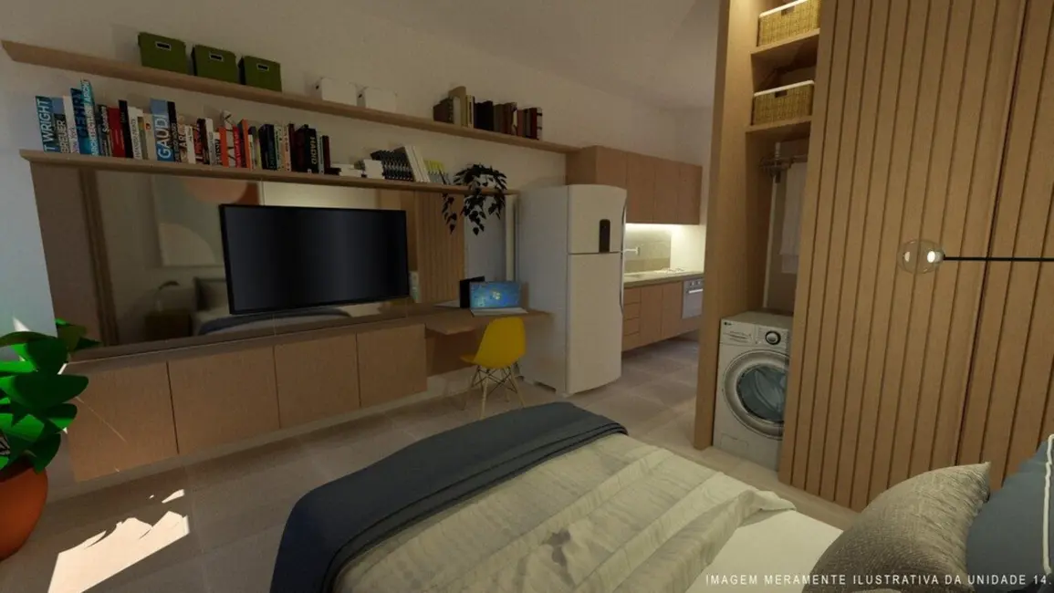 Loft / Flat com 1 quarto à venda, 24m2 em Jardim Marajoara, São Paulo - SP - imagem 5 Foto 5 de Loft / Flat com 1 quarto à venda, 24m2 em Jardim Marajoara, São Paulo - SP