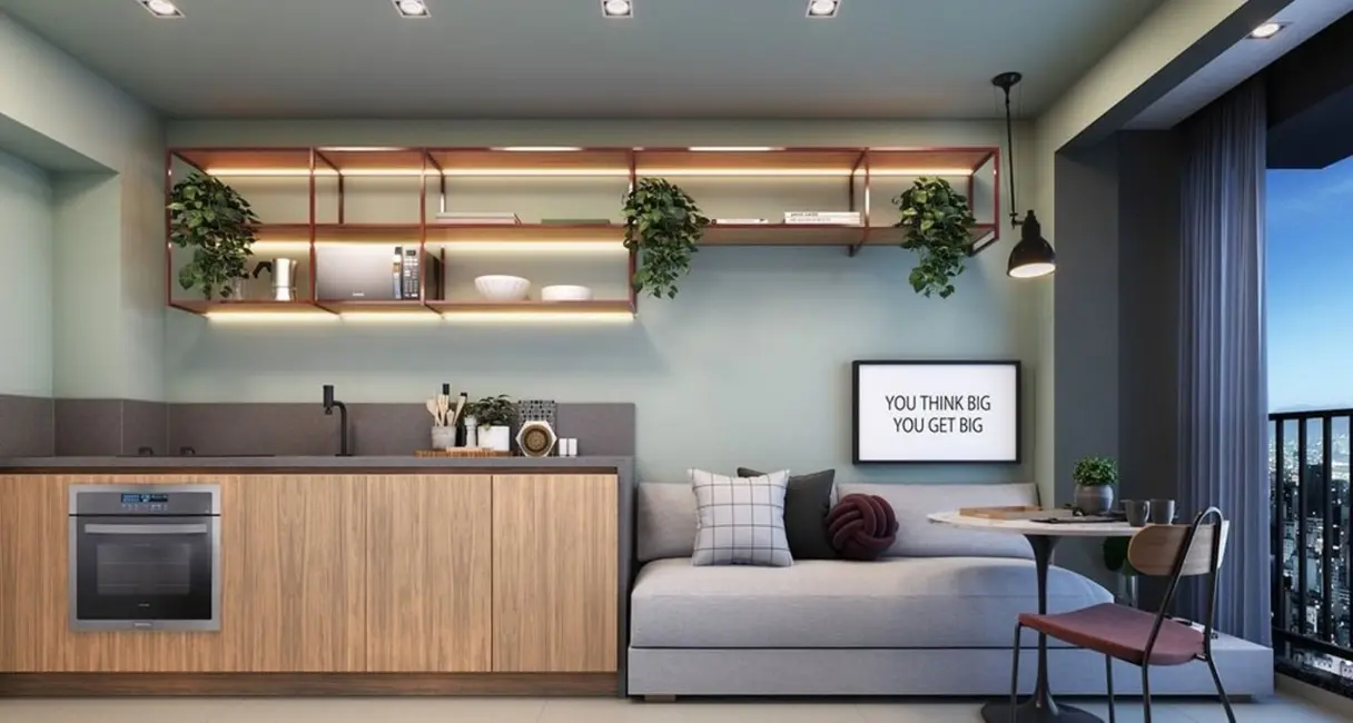 Foto 7 de Loft / Flat com 1 quarto à venda, 24m2 em Pinheiros, São Paulo - SP