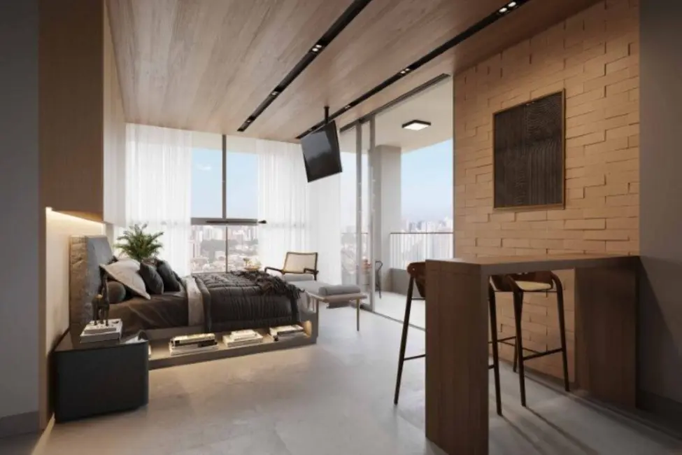 Loft / Flat com 1 quarto à venda, 24m2 em Pinheiros, São Paulo - SP - imagem 7 Foto 7 de Loft / Flat com 1 quarto à venda, 24m2 em Pinheiros, São Paulo - SP
