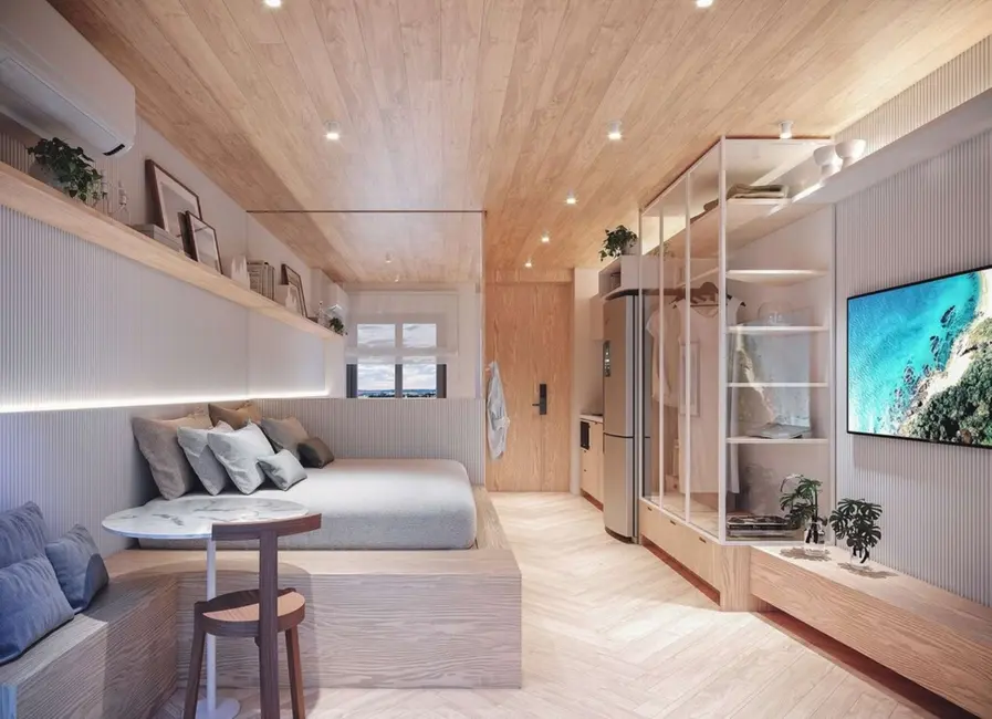 Loft / Flat com 1 quarto à venda, 27m2 em Moema, São Paulo - SP - imagem 3 Foto 3 de Loft / Flat com 1 quarto à venda, 27m2 em Moema, São Paulo - SP